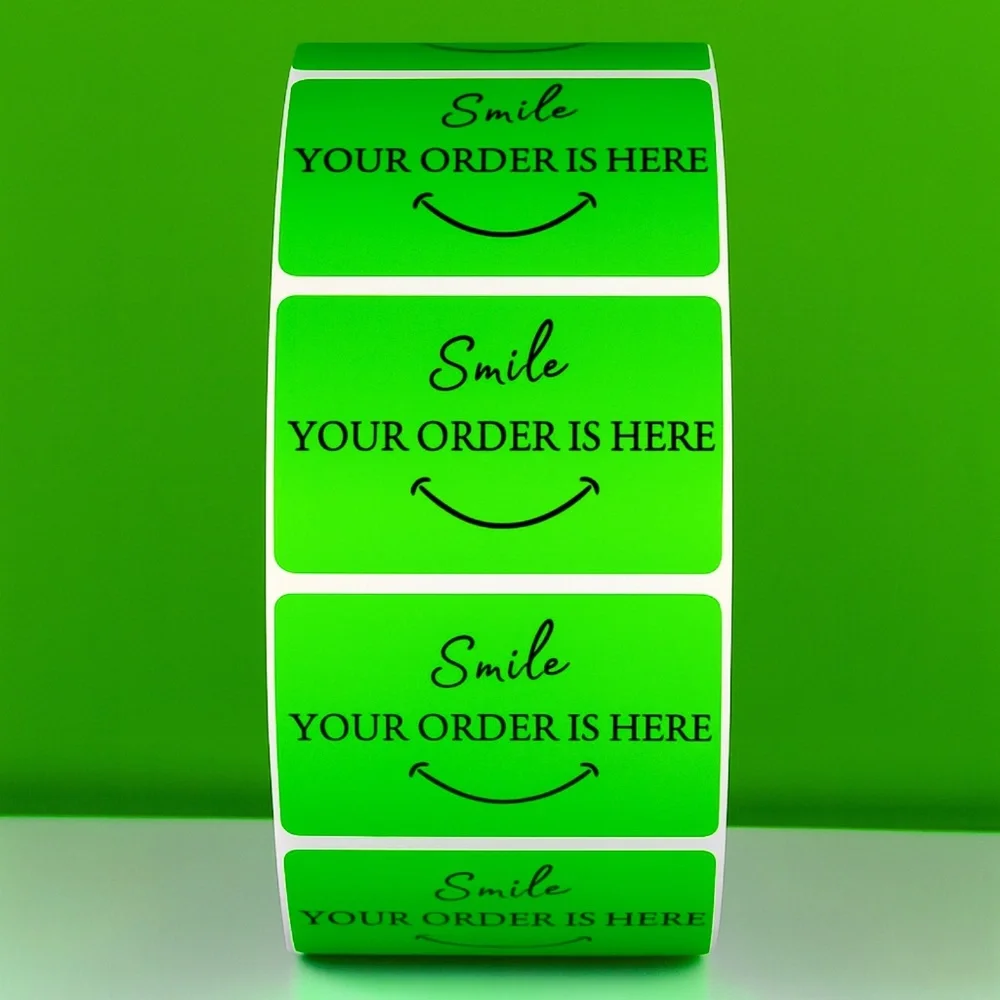 Smile Your Order Is Here Stickers Packaging Labels for Small Business THANK YOU - Picture 4 of 11
